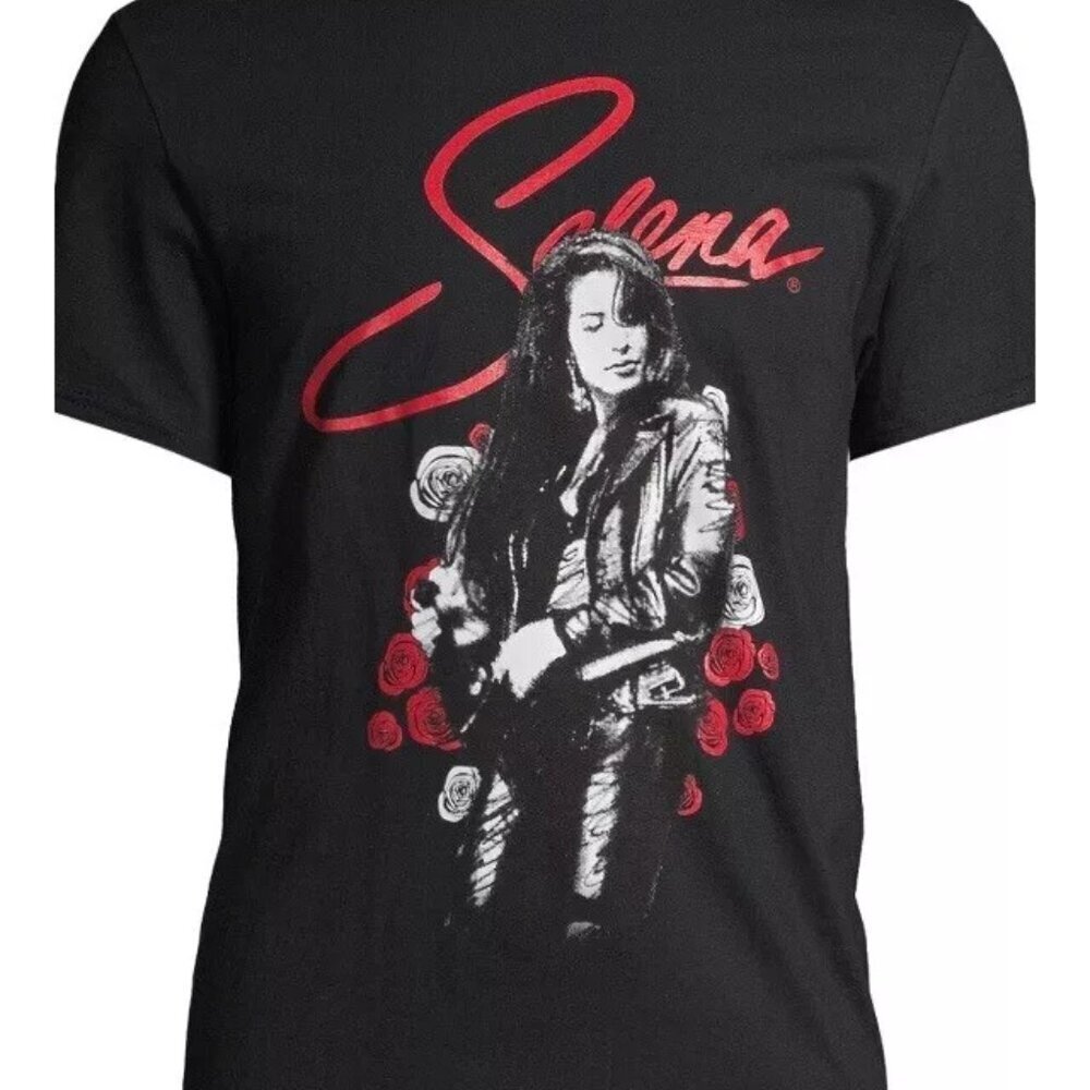 Selena T-Shirt  Red Mexican Rose Music Singer Unisex Tee